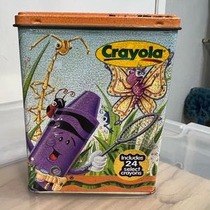 Crayons Y2K metal crayon tin